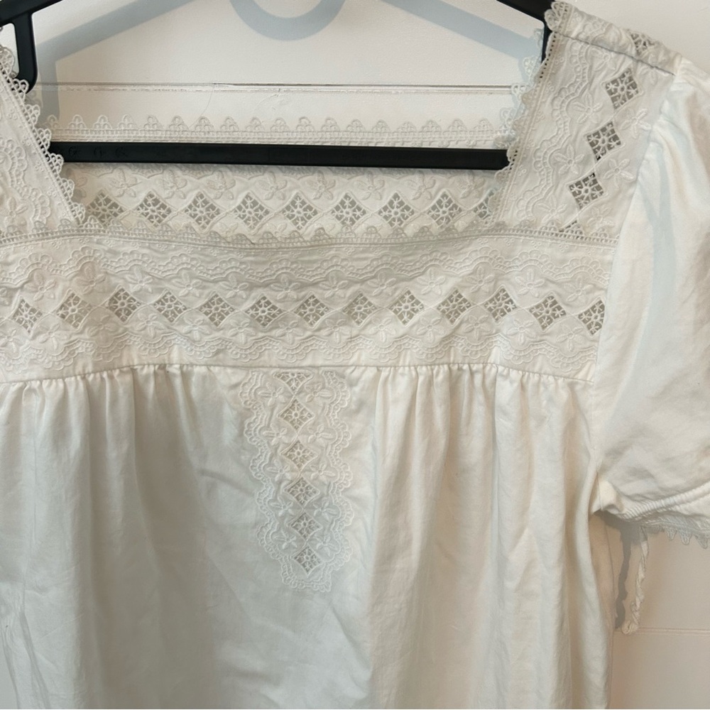 Beautiful white lace Madewell dress - Picture 3 of 4